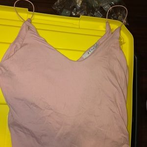 Baby pink bodysuit